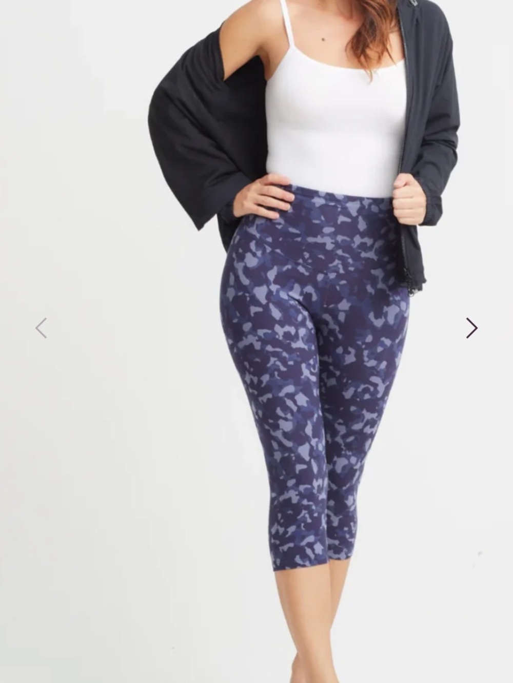 Yummie by Heather Thomson Talia Blue Capri Leggings (B)